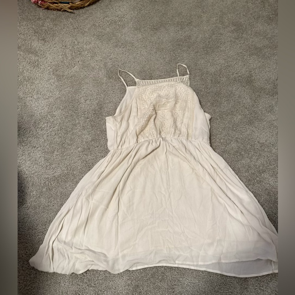 Cream Midi Dress